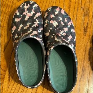 Dansko plastic clog.